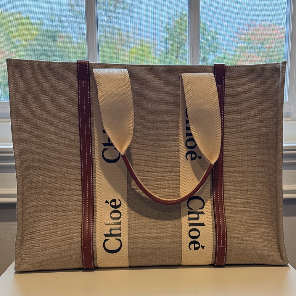 Chloe Large Woody Tote Bag